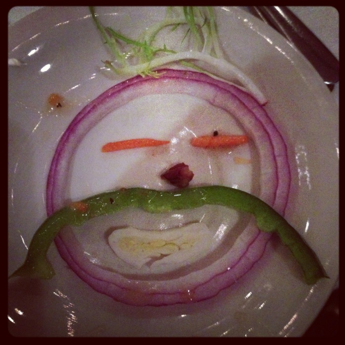 Food art. Created by Serena M's table for Coach's table.