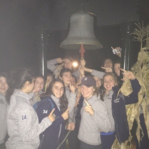 Northwood White rings the victory bell after going undefeated on the weekend